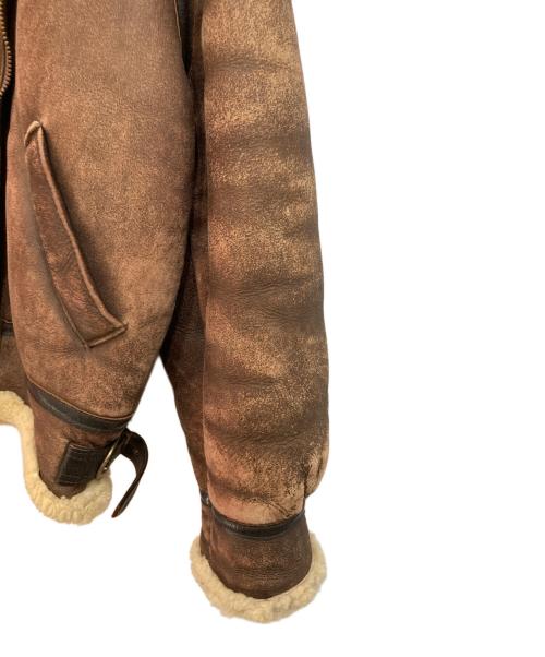 INSIGNIA（インシグニア）INSIGNIA (インシグニア) U.S.AIR FORCE (ユーエスエアフォース) B-3 ムートンジャケット ブラウン サイズ:42の古着・服飾アイテム