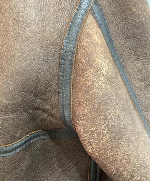 INSIGNIA（インシグニア）INSIGNIA (インシグニア) U.S.AIR FORCE (ユーエスエアフォース) B-3 ムートンジャケット ブラウン サイズ:42の古着・服飾アイテム