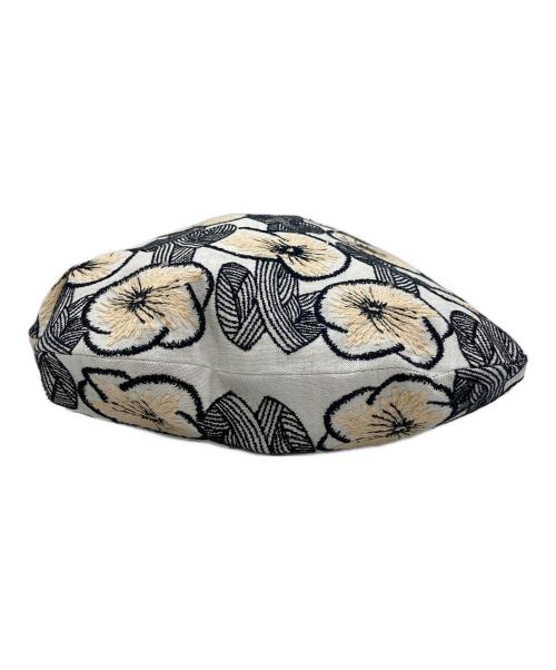 mina perhonen（ミナ ペルホネン）mina perhonen (ミナ ペルホネン) hanakaze pear bag ブラック×ホワイトの古着・服飾アイテム