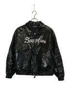 SUPPLIERサプライヤー）の古着「エコレザージャケット」｜ブラック