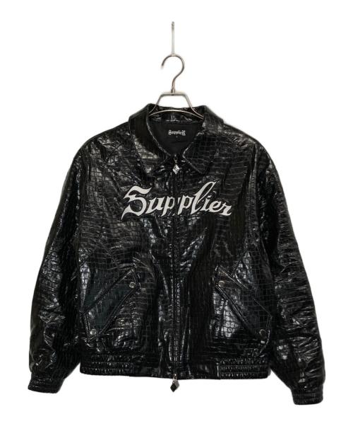 SUPPLIER（サプライヤー）SUPPLIER (サプライヤー) エコレザージャケット ブラック サイズ:Ⅿの古着・服飾アイテム