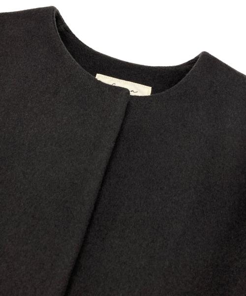 JOURNAL STANDARD relume（ジャーナルスタンダード レリューム）JOURNAL STANDARD relume (ジャーナルスタンダード レリューム) 別注 LANA WOOL140切り替えショートコート グレー サイズ:記載なしの古着・服飾アイテム