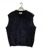 NOMA t.d.ノーマティーディー）の古着「Nylon Knit Vest」｜ブラック