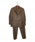 BEAMS Fビームスエフ）の古着「Savile Clifford ウールリネン ソリッド スーツ」｜ブラウン