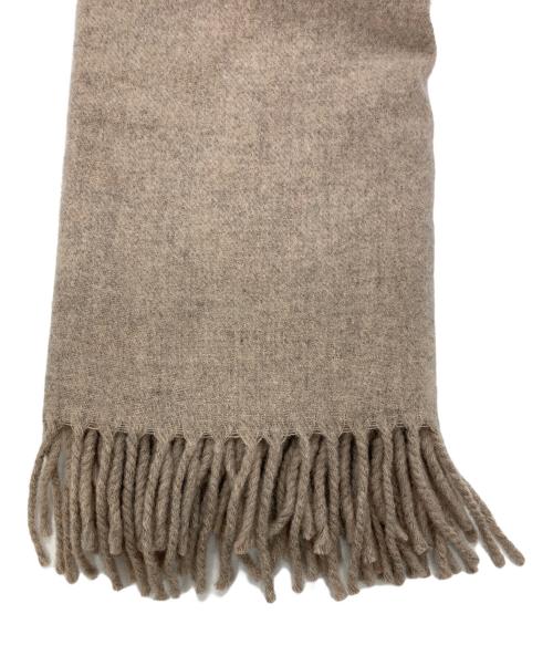 Acne studios（アクネ ストゥディオス）ACNE STUDIOS (アクネ ストゥディオス) ヴァージンウール大判ストール ベージュ サイズ:-の古着・服飾アイテム