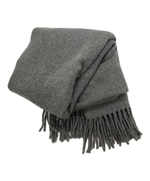 Acne studios（アクネ ストゥディオス）ACNE STUDIOS (アクネ ストゥディオス) ウール大判ストール グレー サイズ:-の古着・服飾アイテム