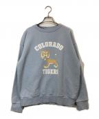 JOURNAL STANDARD×JACKSON MATISSE×HANDTEXジャーナルスタンダード×ジャクソンマティス×ハンドテックス）の古着「プリントスウェット」｜ブルー