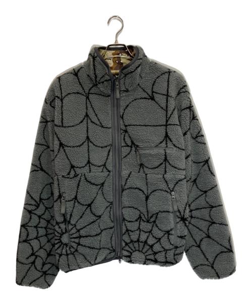 Sun Surf（サンサーフ）Sun Surf (サンサーフ) SURFRIDERS REVERSIBLE BOA JACKET グレー サイズ:Lの古着・服飾アイテム