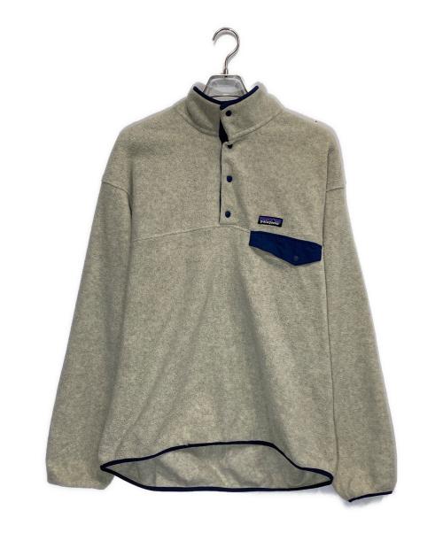 Patagonia SYNCHILLA（パタゴニア シンチラ）Patagonia SYNCHILLA (パタゴニア シンチラ) Snap-T フリースプルオーバー グレー サイズ:Lの古着・服飾アイテム