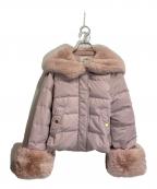 GRACE CONTINENTAL（グレースコンチネンタル）の古着「ショートダウンジャケット」｜ピンク