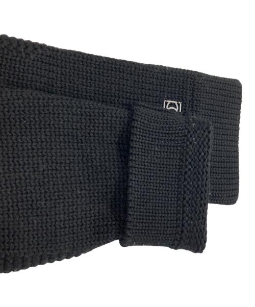 CHANEL（シャネル）CHANEL (シャネル) ココマークジップニットパーカー ブラック サイズ:44の古着・服飾アイテム