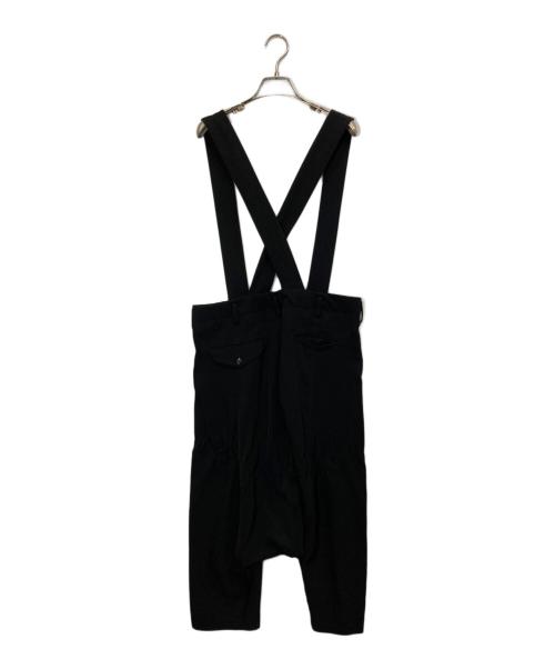BLACK COMME des GARCONS（ブラックコムデギャルソン）BLACK COMME des GARCONS (ブラックコムデギャルソン) 吊りサルエルパンツ ブラック サイズ:XSの古着・服飾アイテム