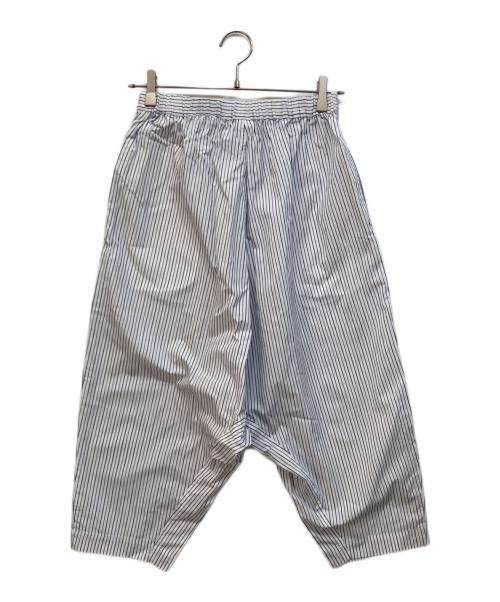 COMME des GARCONS COMME des GARCONS（コムデギャルソン コムデギャルソン）COMME des GARCONS COMME des GARCONS (コムデギャルソン コムデギャルソン) ストライプサルエルパンツ ブルー×ホワイト サイズ:XSの古着・服飾アイテム