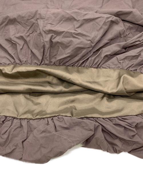 emmi（エミ）emmi (エミ) 膨れジャガードカットドッキングワンピース ブラウン サイズ:SIZE Freeの古着・服飾アイテム