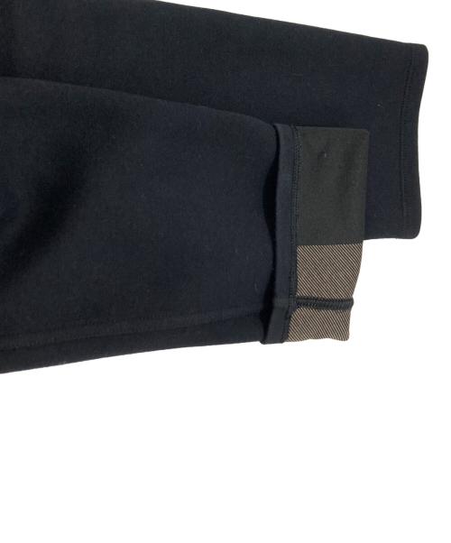 BLUE LABEL CRESTBRIDGE（ブルーレーベルクレストブリッジ）BLUE LABEL CRESTBRIDGE (ブルーレーベルクレストブリッジ) クレストブリッジチェックリバーシブルダンボールミディ丈コーディガン ブラック サイズ:38の古着・服飾アイテム