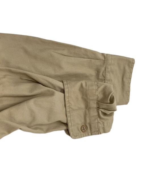 POLO RALPH LAUREN（ポロ・ラルフローレン）POLO RALPH LAUREN (ポロ・ラルフローレン) コットンベルテッドシャツドレス ベージュ サイズ:8の古着・服飾アイテム