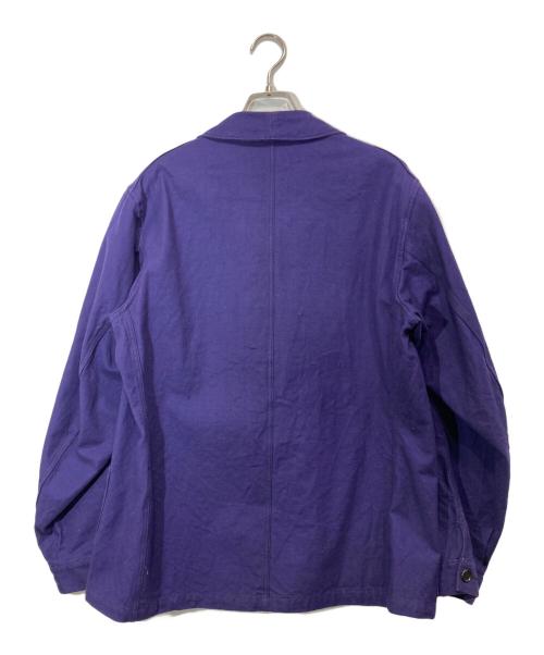 フランス軍（フランスグン）フランス軍 (フランスグン) フレンチモールスキンワークジャケット ネイビー サイズ:下記参照の古着・服飾アイテム