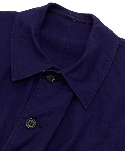 フランス軍（フランスグン）フランス軍 (フランスグン) フレンチモールスキンワークジャケット ネイビー サイズ:下記参照の古着・服飾アイテム