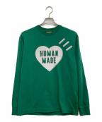 HUMAN MADEヒューマンメイド）の古着「GRAPHIC L/S T-SHIRT」｜グリーン