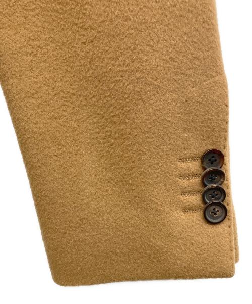 LARDINI（ラルディーニ）LARDINI (ラルディーニ) ブートニエール ダブルブレスドウールコート ブラウン サイズ:46の古着・服飾アイテム