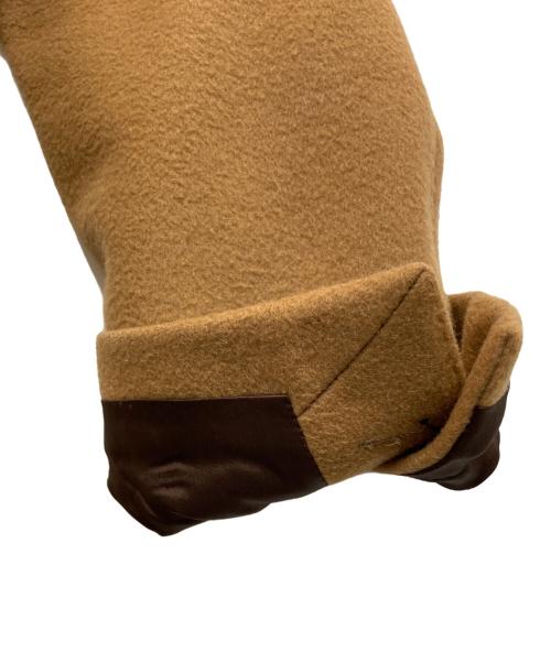 LARDINI（ラルディーニ）LARDINI (ラルディーニ) ブートニエール ダブルブレスドウールコート ブラウン サイズ:46の古着・服飾アイテム