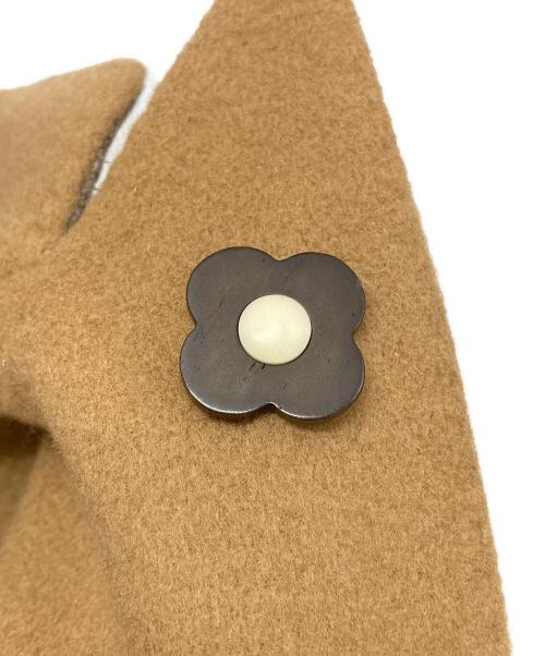 LARDINI（ラルディーニ）LARDINI (ラルディーニ) ブートニエール ダブルブレスドウールコート ブラウン サイズ:46の古着・服飾アイテム