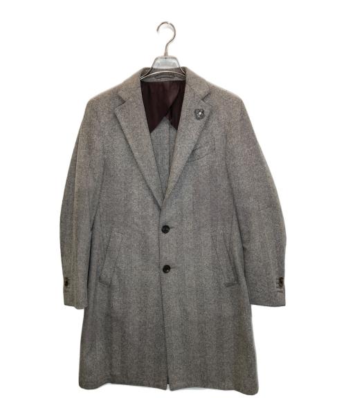 LARDINI（ラルディーニ）LARDINI (ラルディーニ) チェスターコート グレー サイズ:48の古着・服飾アイテム