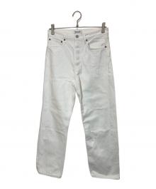 AGOLDE（エーゴールドイー）の古着「90s Crop Jeans」｜ホワイト