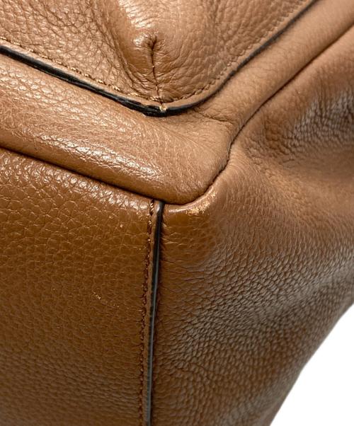 COLE HAAN（コールハーン）COLE HAAN (コールハーン) レザーリュック ブラウンの古着・服飾アイテム