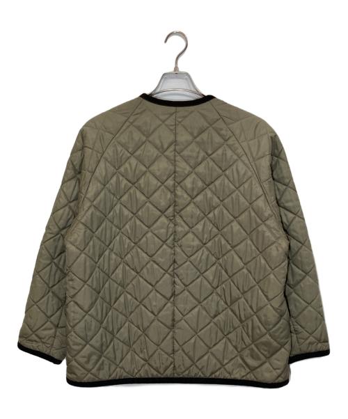 LAVENHAM（ラベンハム）LAVENHAM (ラベンハム) FRAMeWORK (フレームワーク) 別注NEW COLLARLESS ジャケット ベージュ サイズ:38の古着・服飾アイテム