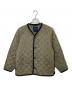 LAVENHAM（ラベンハム）の古着「別注NEW COLLARLESS ジャケット」｜ベージュ