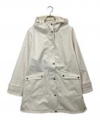 LAUREN RALPH LAURENローレンラルフローレン）の古着「ソフトシェルフーデットコート」｜アイボリー