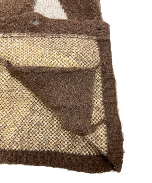 McGREGOR（マクレガー）McGREGOR (マクレガー) 久遠 (クオン) hxcyyd (エクシード) モヘヤニットシャツカーディガン ブラウン サイズ:Mの古着・服飾アイテム