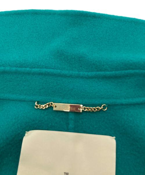 DoCLASSE（ドゥクラッセ）DoCLASSE (ドゥクラッセ) カシミヤ混ウールリバーコート ブルー サイズ:11の古着・服飾アイテム