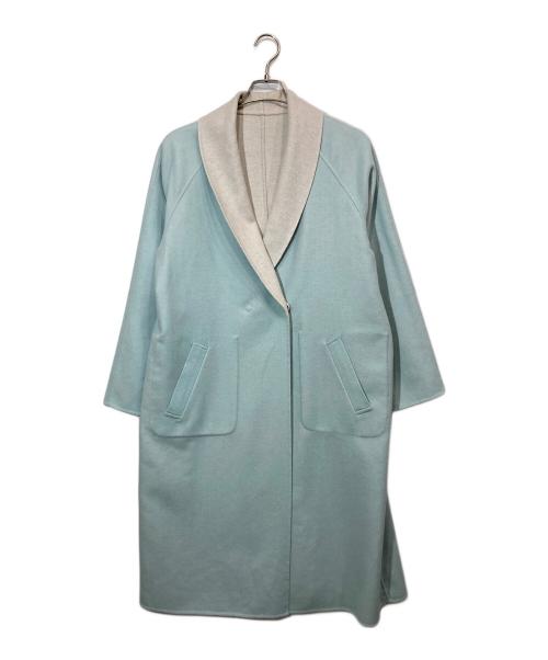 DoCLASSE（ドゥクラッセ）DoCLASSE (ドゥクラッセ) カシミヤ混ウールリバーコート アイボリー サイズ:2の古着・服飾アイテム