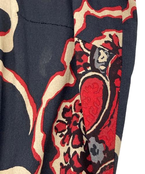 ETRO（エトロ）ETRO (エトロ) シルク切替ハイネックニット ネイビー サイズ:44の古着・服飾アイテム