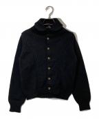tricot COMME des GARCONSトリココムデギャルソン）の古着「丸襟カーディガン」｜ブラック