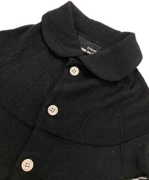 tricot COMME des GARCONS（トリココムデギャルソン）tricot COMME des GARCONS (トリココムデギャルソン) 丸襟カーディガン ブラック サイズ:下記参照の古着・服飾アイテム