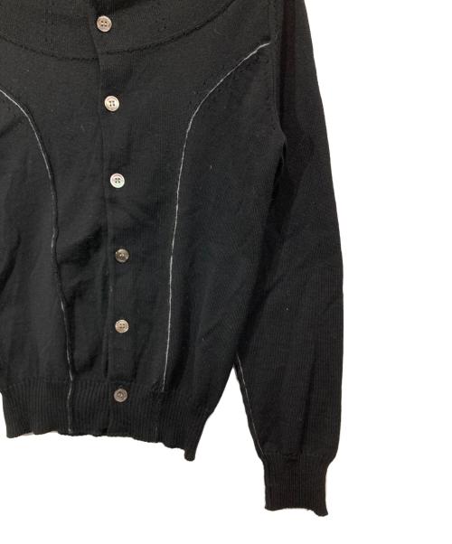 tricot COMME des GARCONS（トリココムデギャルソン）tricot COMME des GARCONS (トリココムデギャルソン) 丸襟カーディガン ブラック サイズ:下記参照の古着・服飾アイテム