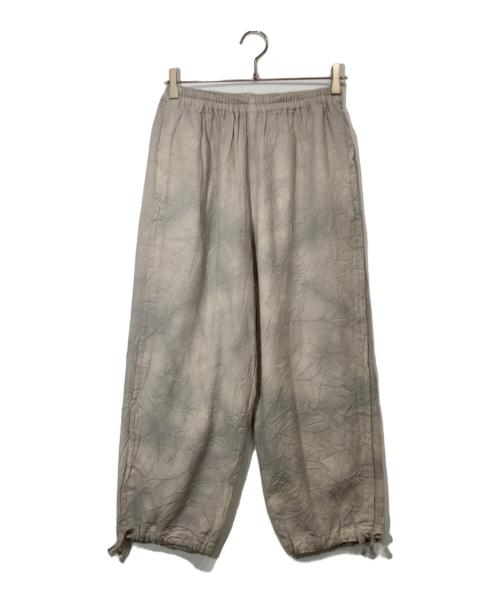 tricot COMME des GARCONS（トリココムデギャルソン）tricot COMME des GARCONS (トリココムデギャルソン) タイダイ風シワ加工ウールパンツ グレー サイズ:-の古着・服飾アイテム