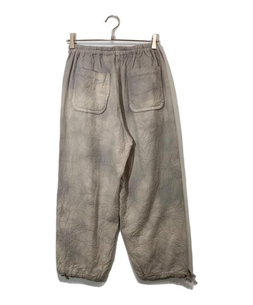 tricot COMME des GARCONS（トリココムデギャルソン）tricot COMME des GARCONS (トリココムデギャルソン) タイダイ風シワ加工ウールパンツ グレー サイズ:-の古着・服飾アイテム