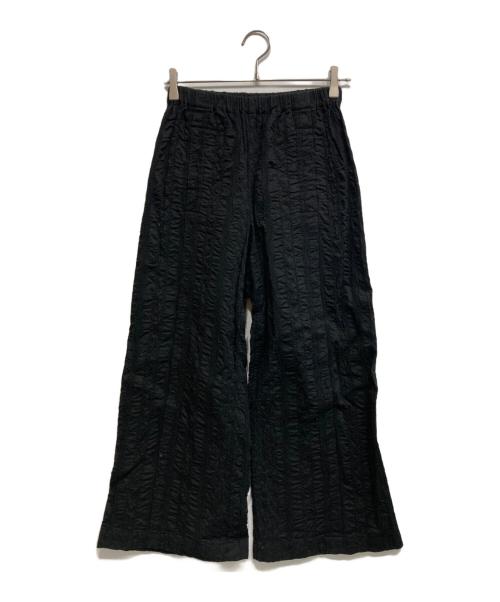 tricot COMME des GARCONS（トリココムデギャルソン）tricot COMME des GARCONS (トリココムデギャルソン) 刺繍レースワイドパンツ ブラック サイズ:-の古着・服飾アイテム