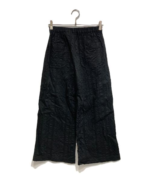 tricot COMME des GARCONS（トリココムデギャルソン）tricot COMME des GARCONS (トリココムデギャルソン) 刺繍レースワイドパンツ ブラック サイズ:-の古着・服飾アイテム
