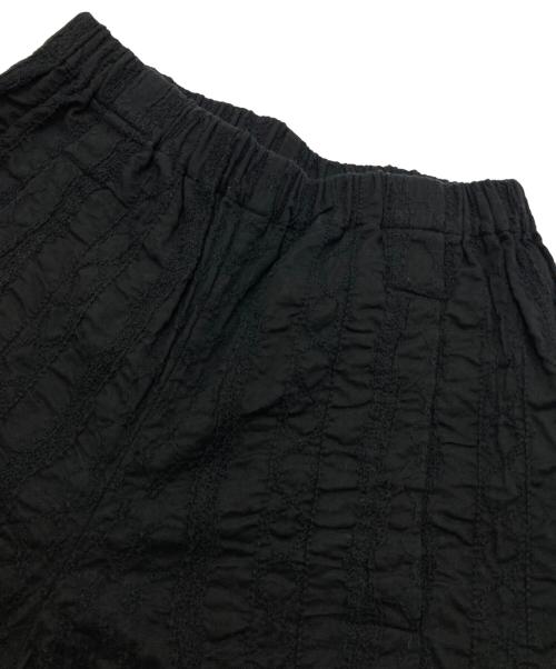 tricot COMME des GARCONS（トリココムデギャルソン）tricot COMME des GARCONS (トリココムデギャルソン) 刺繍レースワイドパンツ ブラック サイズ:-の古着・服飾アイテム
