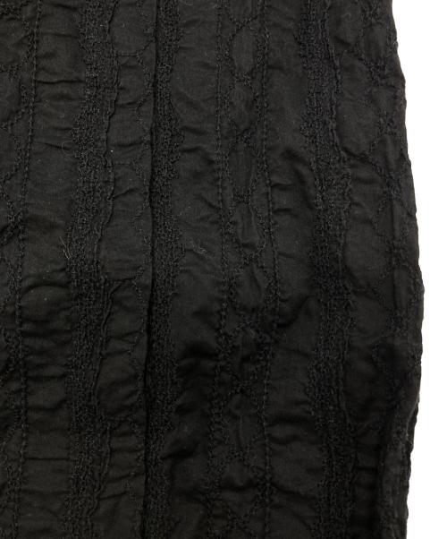 tricot COMME des GARCONS（トリココムデギャルソン）tricot COMME des GARCONS (トリココムデギャルソン) 刺繍レースワイドパンツ ブラック サイズ:-の古着・服飾アイテム