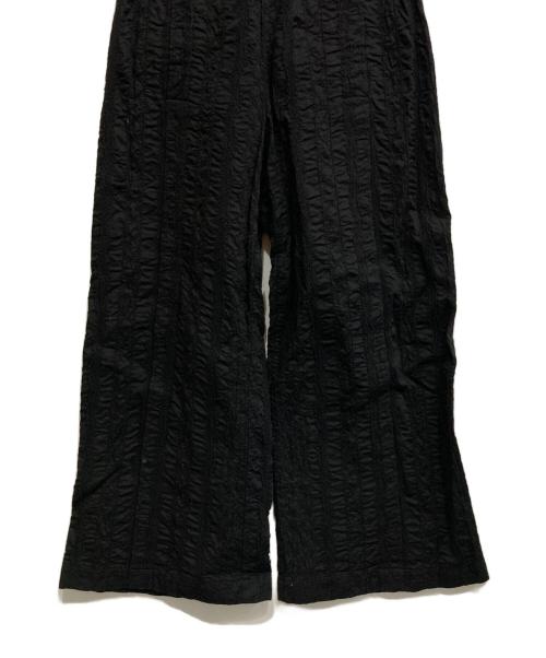 tricot COMME des GARCONS（トリココムデギャルソン）tricot COMME des GARCONS (トリココムデギャルソン) 刺繍レースワイドパンツ ブラック サイズ:-の古着・服飾アイテム