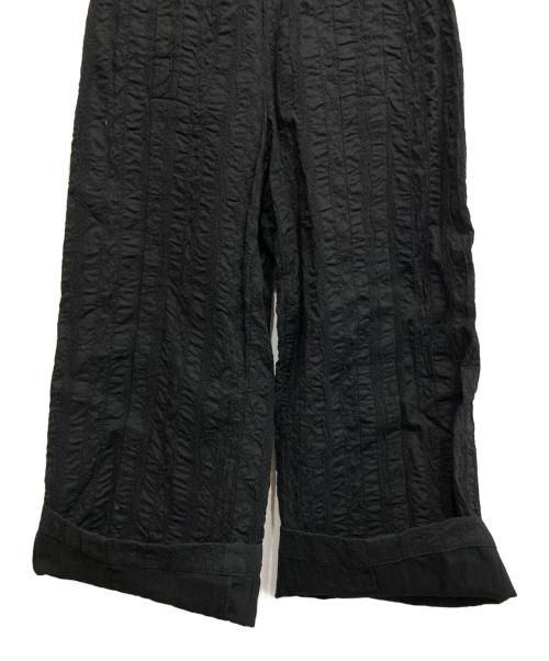 tricot COMME des GARCONS（トリココムデギャルソン）tricot COMME des GARCONS (トリココムデギャルソン) 刺繍レースワイドパンツ ブラック サイズ:-の古着・服飾アイテム
