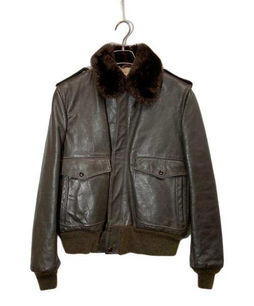 Schott（ショット）Schott (ショット) ヴィンテージG-1フライトジャケット ブラウン サイズ:38の古着・服飾アイテム