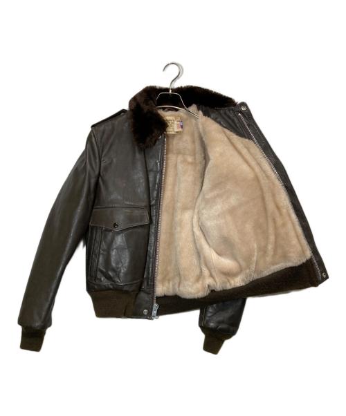 Schott（ショット）Schott (ショット) ヴィンテージG-1フライトジャケット ブラウン サイズ:38の古着・服飾アイテム