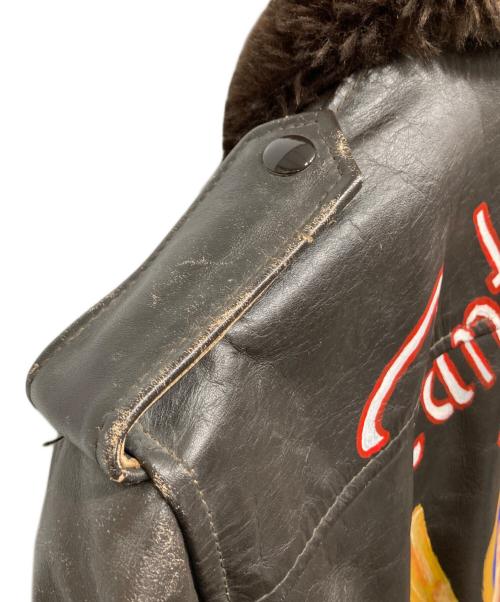 Schott（ショット）Schott (ショット) ヴィンテージG-1フライトジャケット ブラウン サイズ:38の古着・服飾アイテム